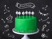 Picture of BIRTHDAY CANDLES FOOTBALL 2.5CM